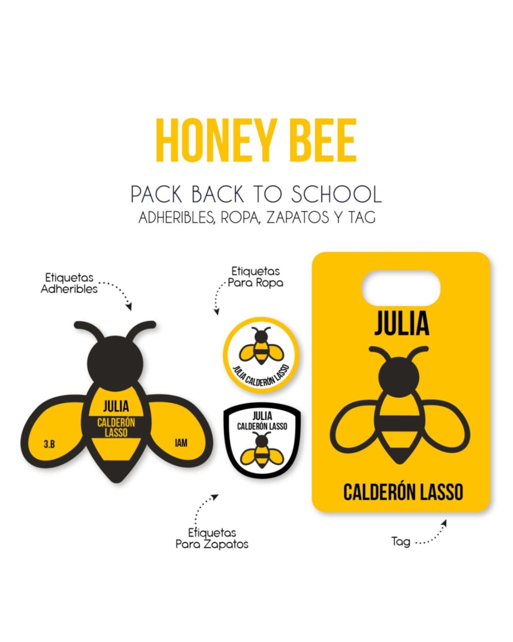 Pack Back to School Honey Bee-Pack Back To School Pack Back to School Honey Bee-Pack Back To School