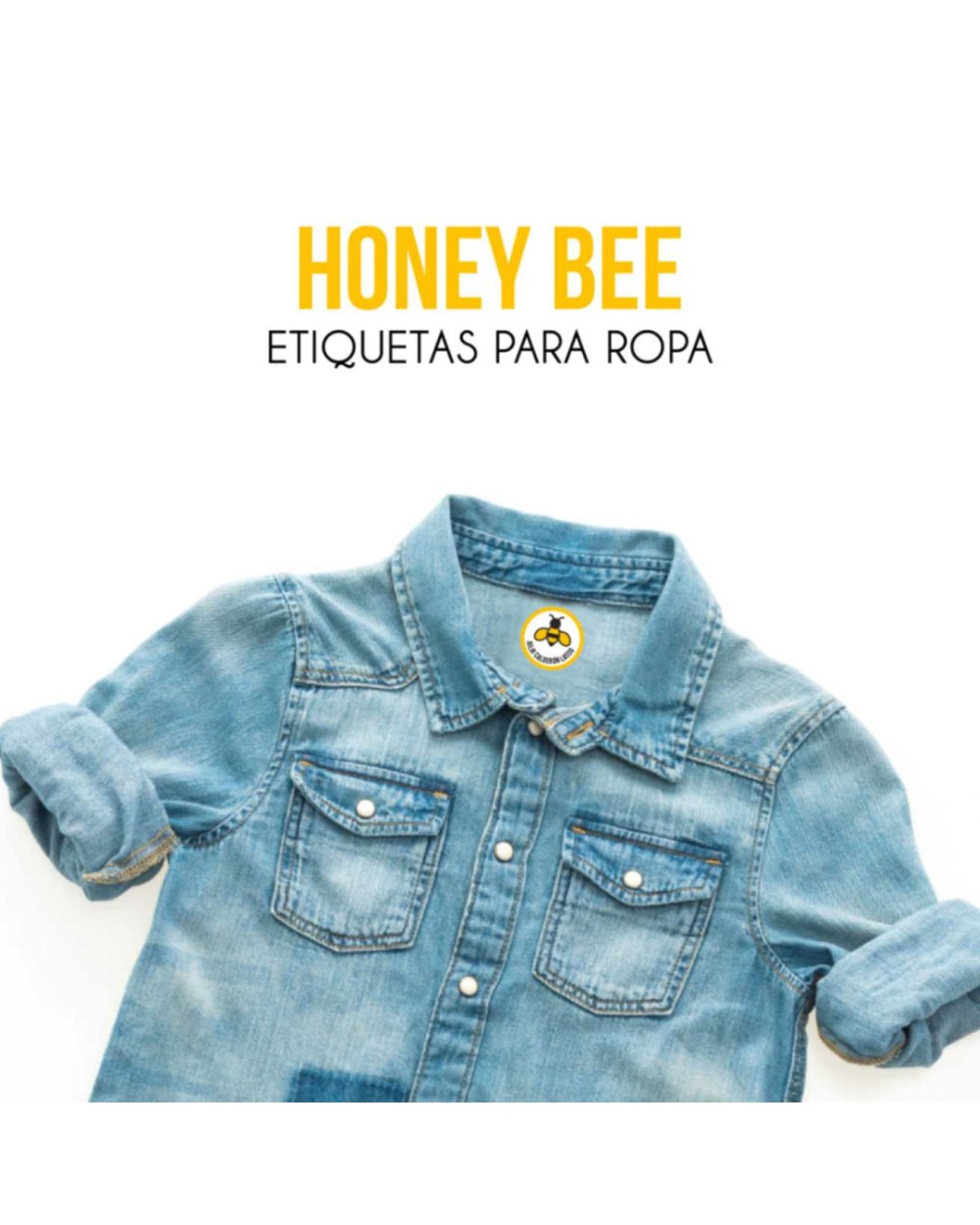 Ropa Honey Bee-Etiquetas Para Ropa Ropa Honey Bee-Etiquetas Para Ropa