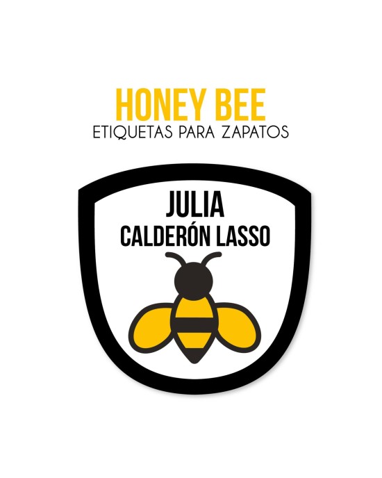 Paquete de etiquetas para Zapato Honey Bee