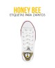 Paquete de etiquetas para Zapato Honey Bee