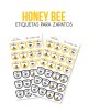 Paquete de etiquetas para Zapato Honey Bee