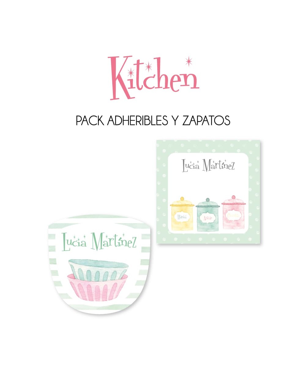 Pack Escuela y Zapatos Kitchen | Pack Adheribles y Zapatos Pack Escuela y Zapatos Kitchen | Pack Adheribles y Zapatos