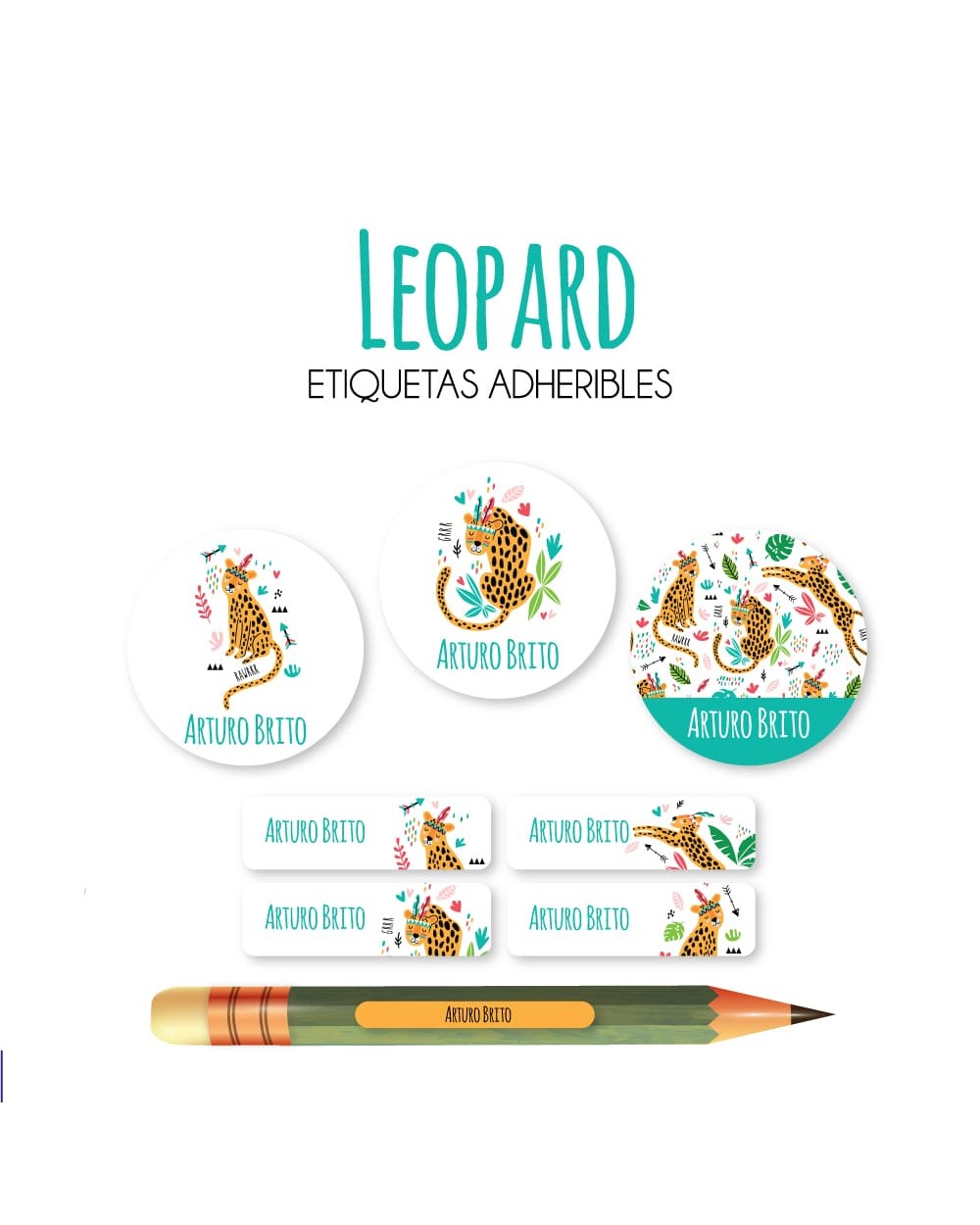 Pack Premium Ropa, Zapatos y Escuela Leopard | Pack Premium