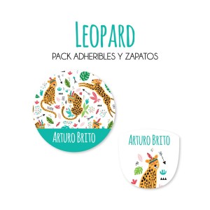 Pack Escuela y Zapatos Leopard