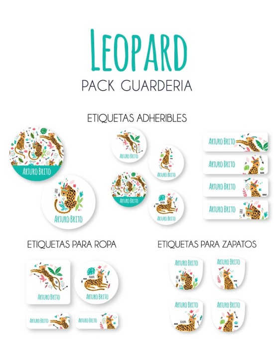 Pack Guardería Leopard