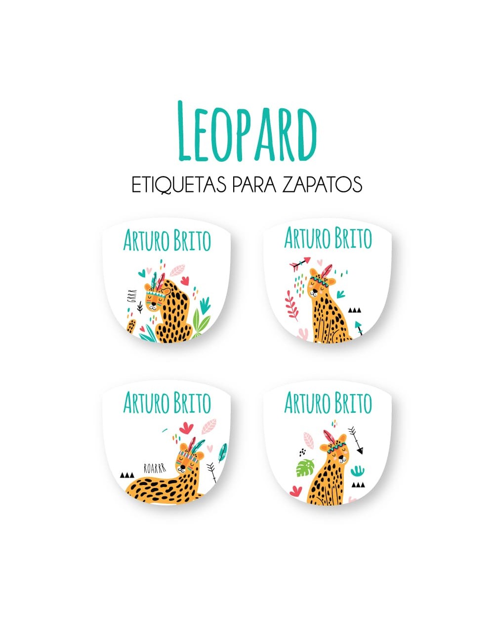 Pack Premium Ropa, Zapatos y Escuela Leopard | Pack Premium