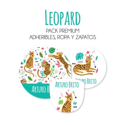 Pack Premium Ropa, Zapatos y Escuela Leopard