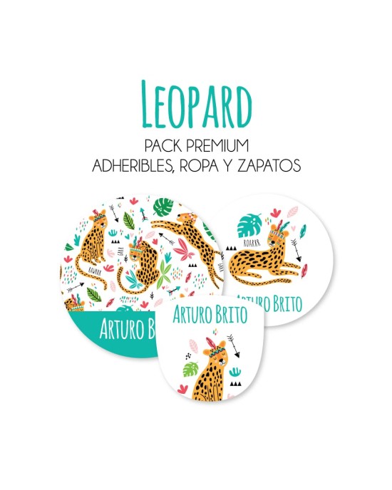 Pack Premium Ropa, Zapatos y Escuela Leopard | Pack Premium