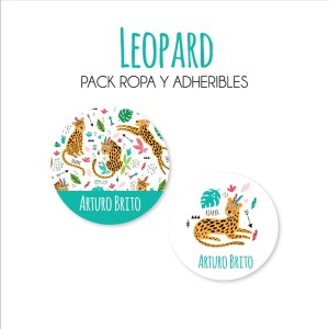 Pack Ropa y Escuela Leopard