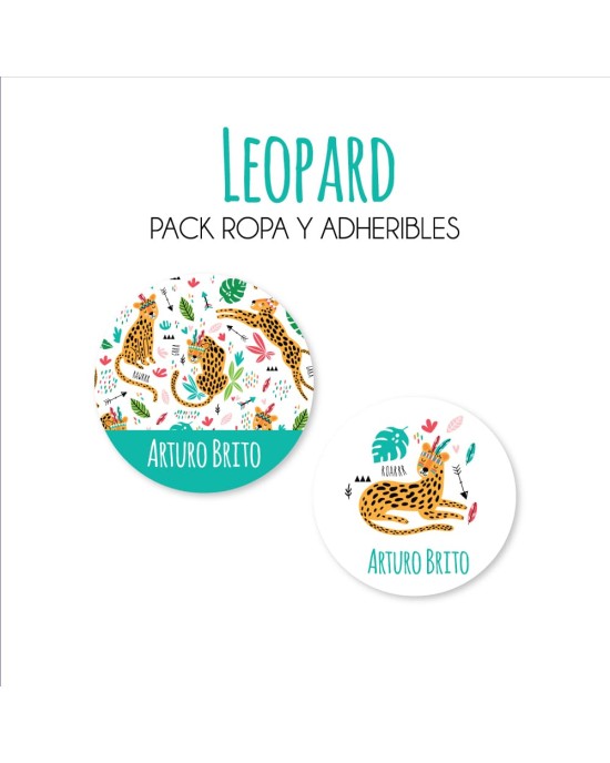 Pack Ropa y Escuela Leopard | Pack Ropa y Adheribles