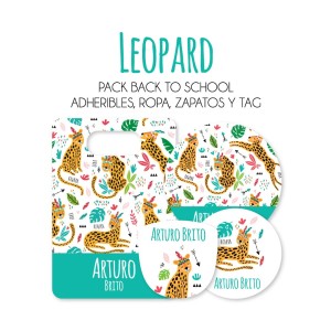 Pack Back to School Leopard