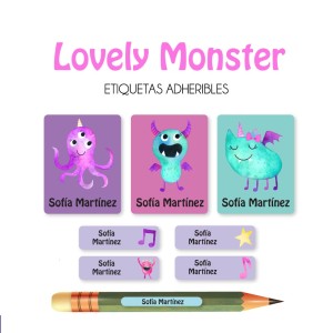 Escuela Adheribles Lovely Monster