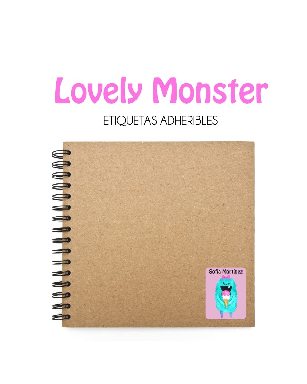 Pack Ropa y Escuela Lovely Monster | Pack Ropa y Adheribles