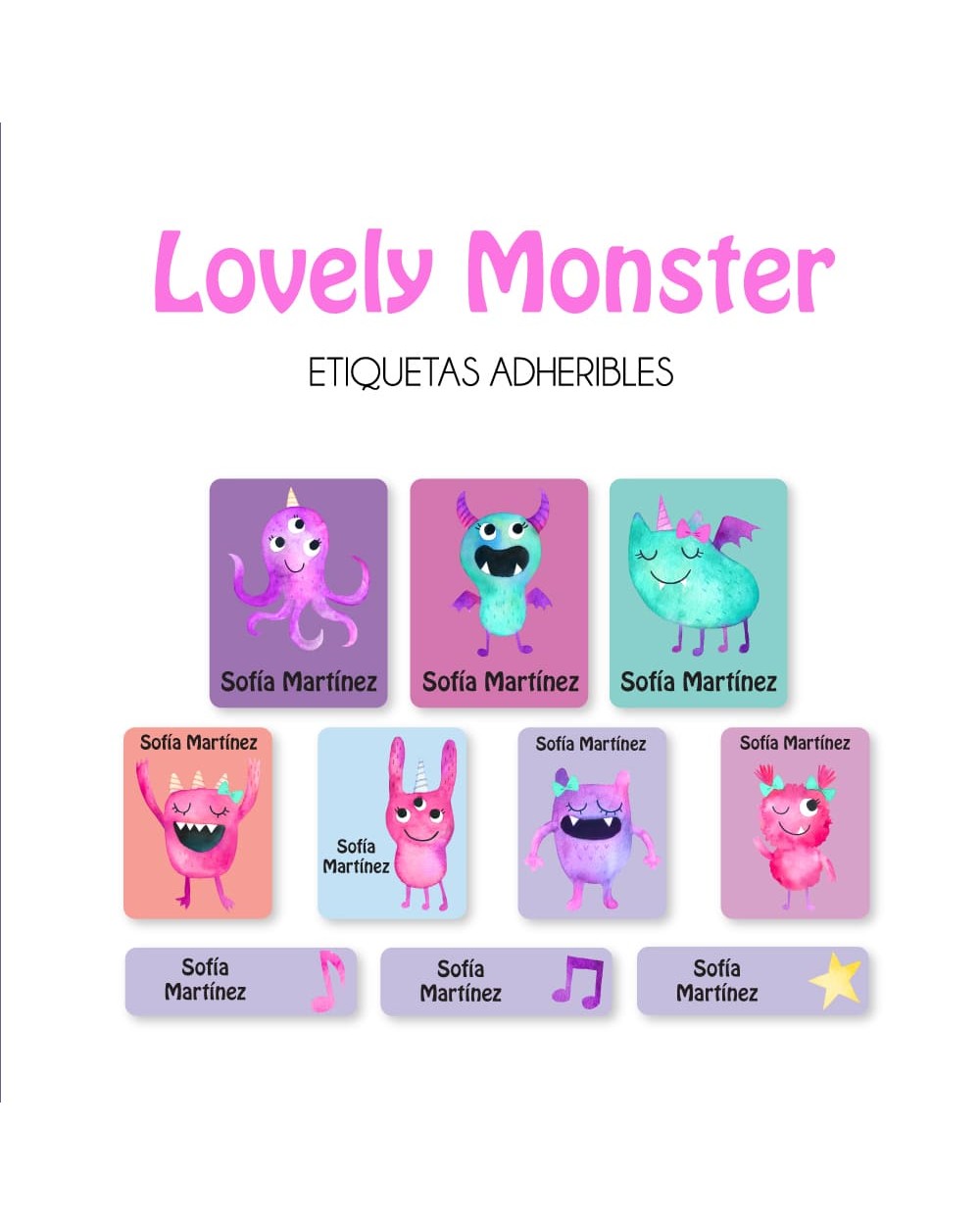 Pack Guardería Lovely Monster | Pack Guarderia Pack Guardería Lovely Monster | Pack Guarderia