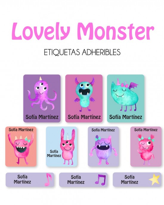 Pack Guardería Lovely Monster | Pack Guarderia