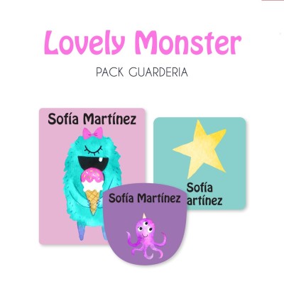 Pack Guardería Lovely Monster