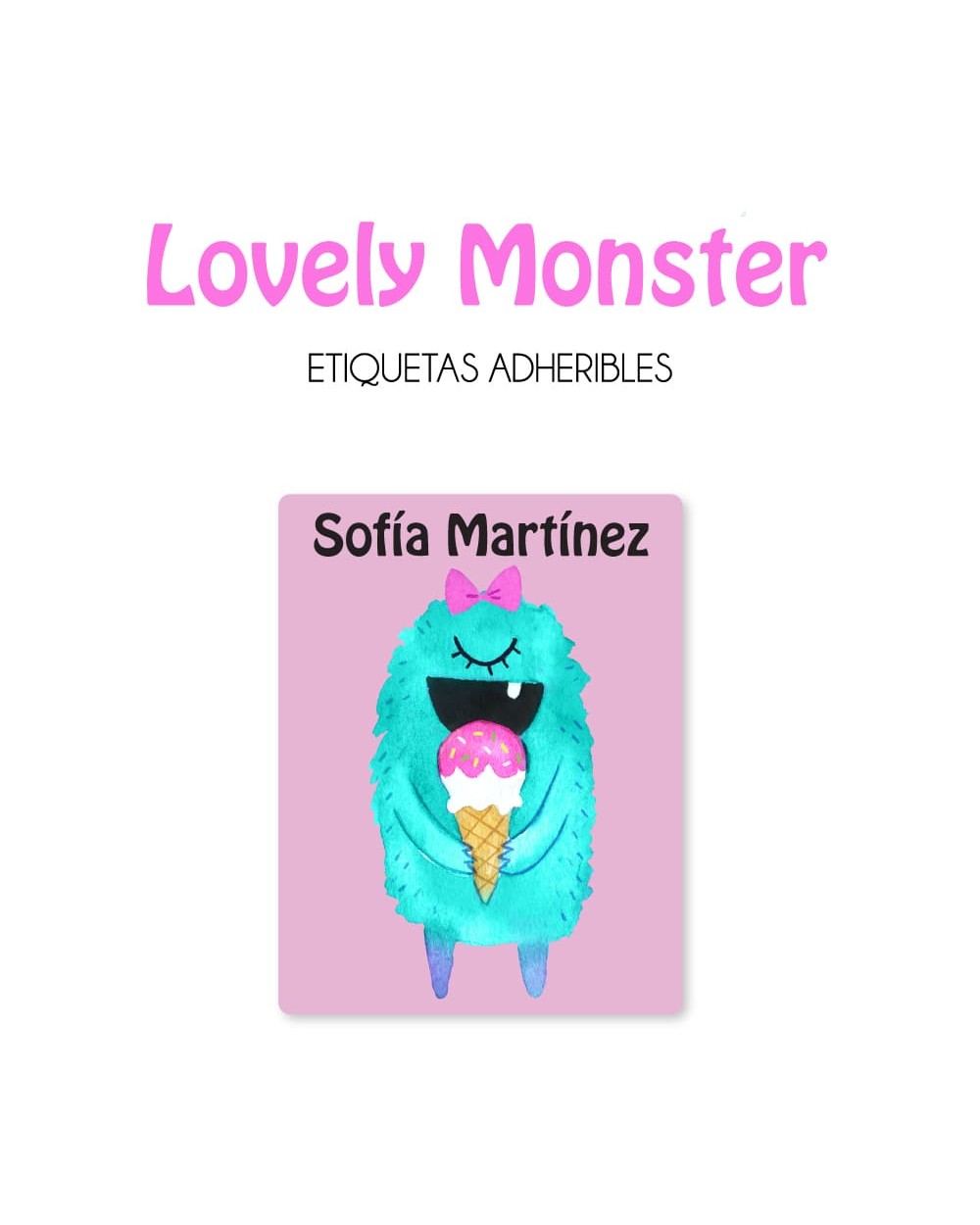 Pack Guardería Lovely Monster | Pack Guarderia Pack Guardería Lovely Monster | Pack Guarderia
