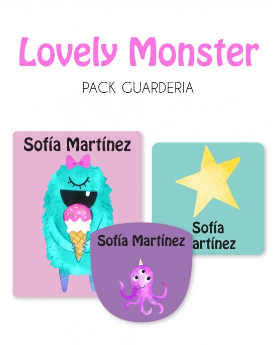 Pack Guardería Lovely Monster | Pack Guarderia