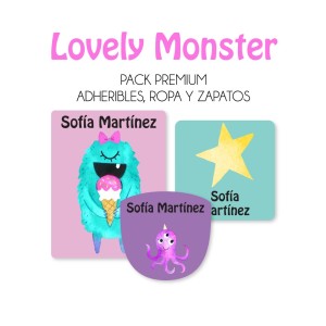 Pack Premium Ropa, Zapatos y Escuela Lovely Monsters Pack Premium Ropa, Zapatos y Escuela Lovely Monsters