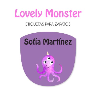 Zapato Lovely Monster