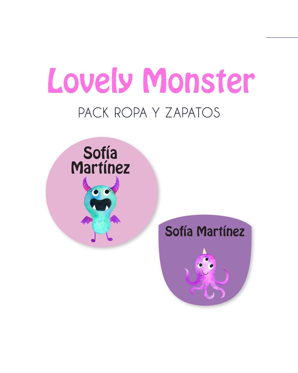 Pack Ropa y Zapatos Lovely Monster | Pack Ropa y Zapatos