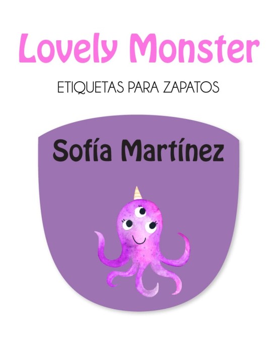 Zapato Lovely Monster