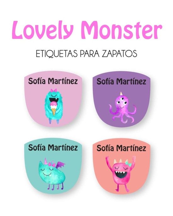 Pack Premium Ropa, Zapatos y Escuela Lovely Monsters