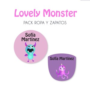 Pack Ropa y Zapatos Lovely Monster