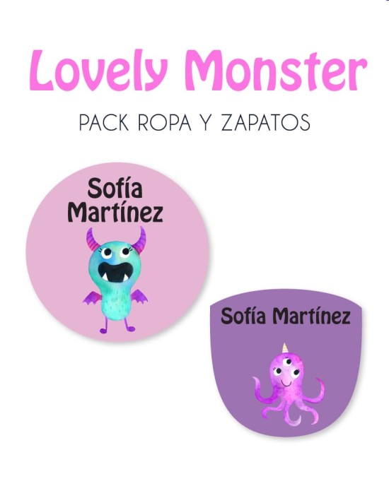 Pack Ropa y Zapatos Lovely Monster