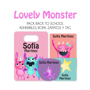 Pack Back to School Lovely Monster
