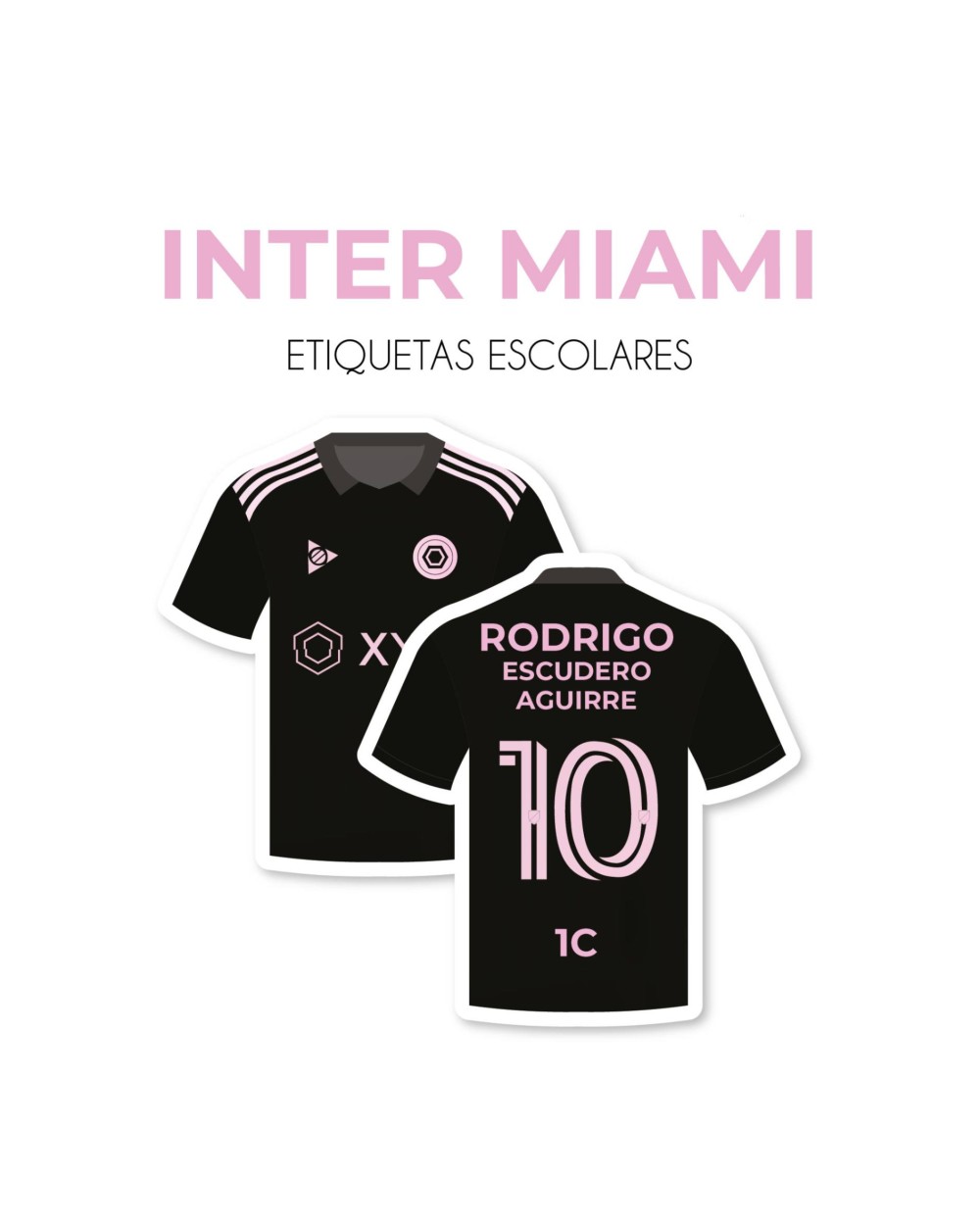 Pack Ropa y Escuela Inter Miami | Pack Ropa y Adheribles Pack Ropa y Escuela Inter Miami | Pack Ropa y Adheribles