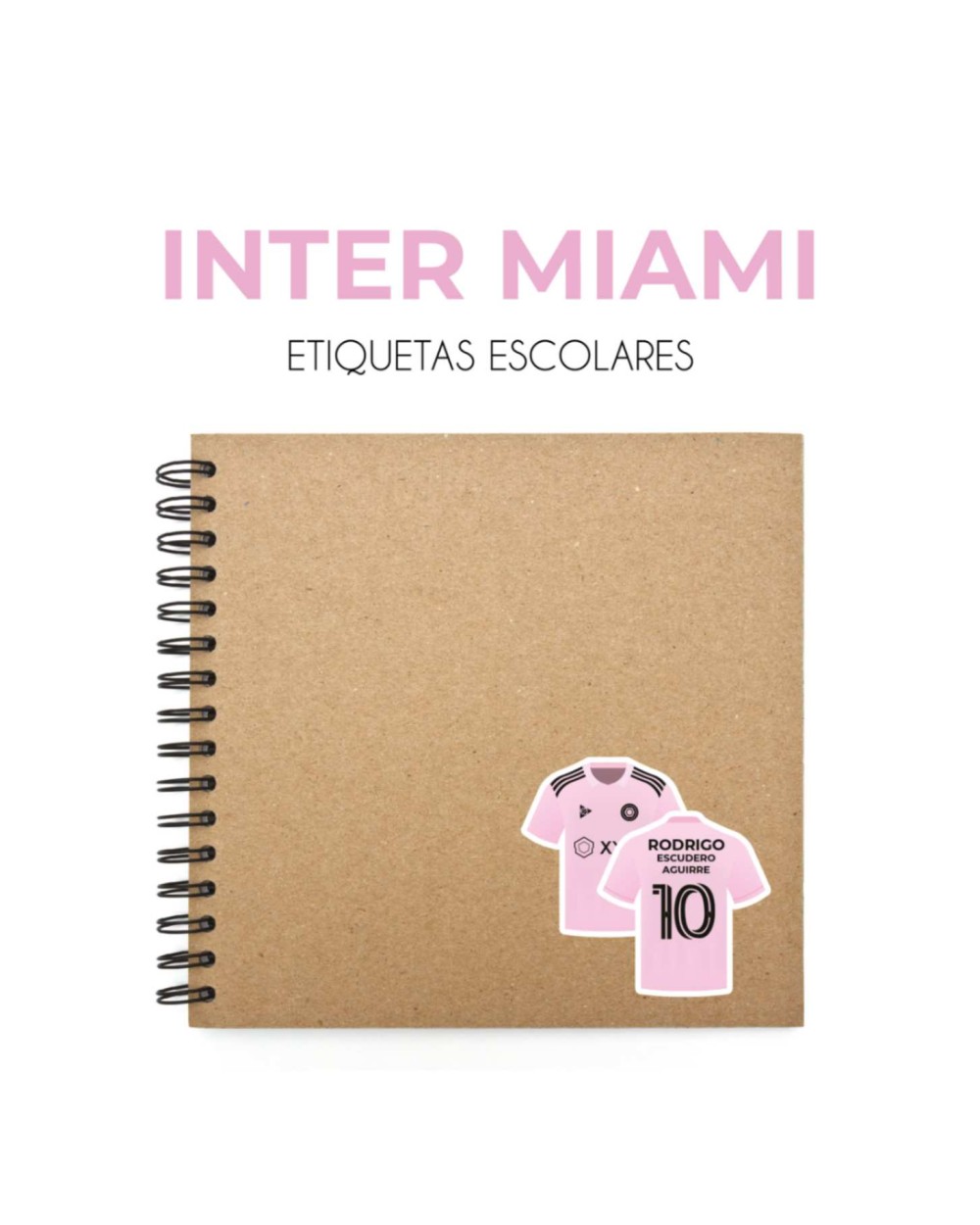 Pack Ropa y Escuela Inter Miami | Pack Ropa y Adheribles Pack Ropa y Escuela Inter Miami | Pack Ropa y Adheribles