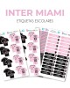 Escuela Adheribles Inter Miami-Etiquetas Para Escuela