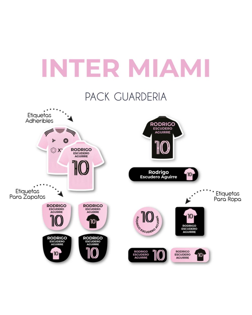 Pack Guardería Inter Miami | Pack Guarderia
