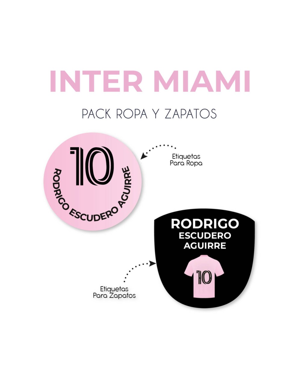 Pack Ropa y Zapatos Inter Miami | Pack Ropa y Zapatos Pack Ropa y Zapatos Inter Miami | Pack Ropa y Zapatos