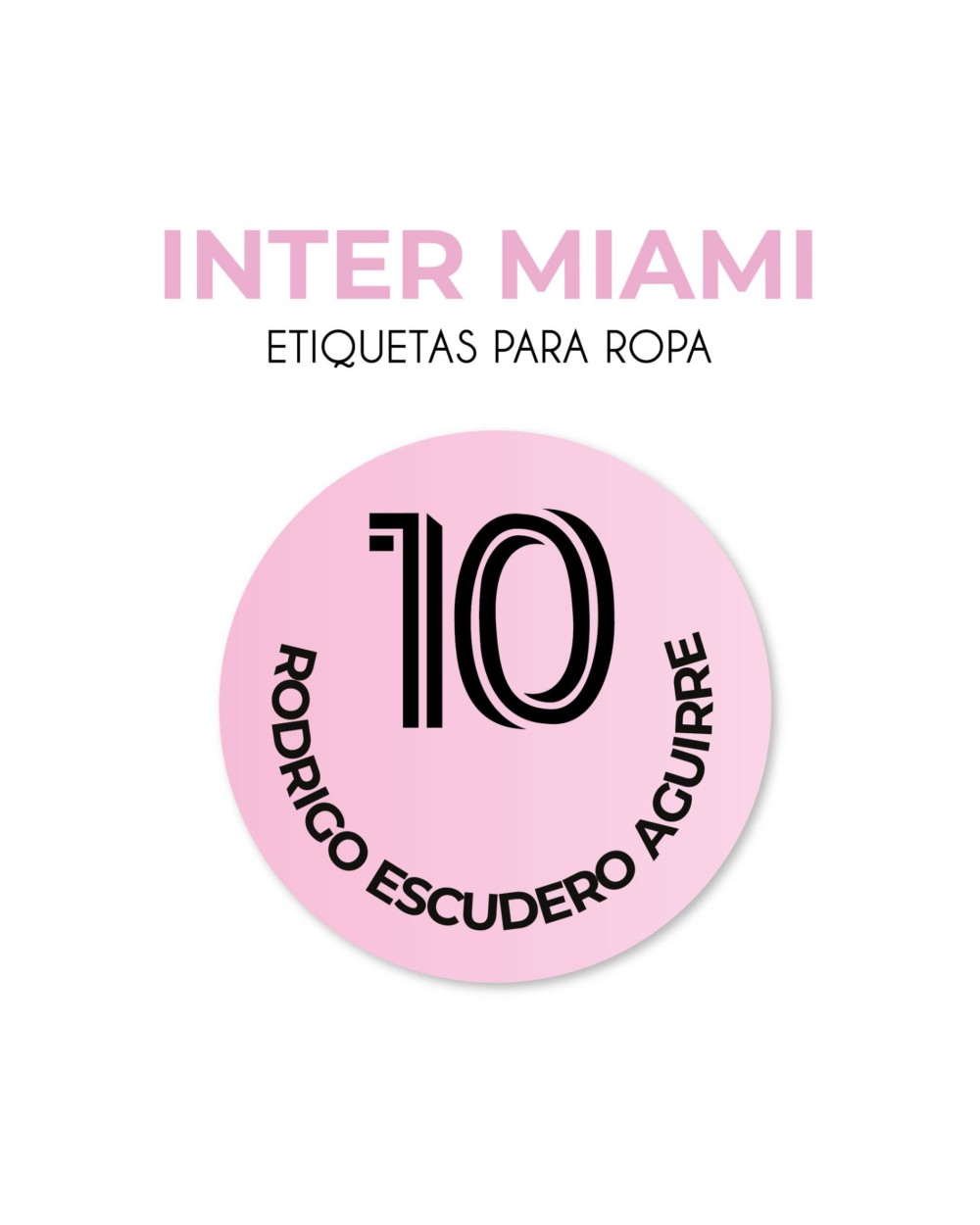 Ropa Inter Miami-Etiquetas Para Ropa Ropa Inter Miami-Etiquetas Para Ropa