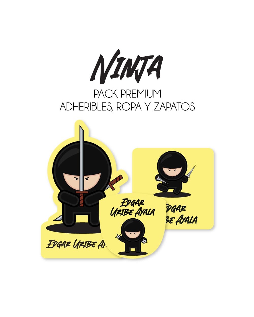 Pack Premium Ropa, Zapatos y Escuela Ninja | Pack Premium