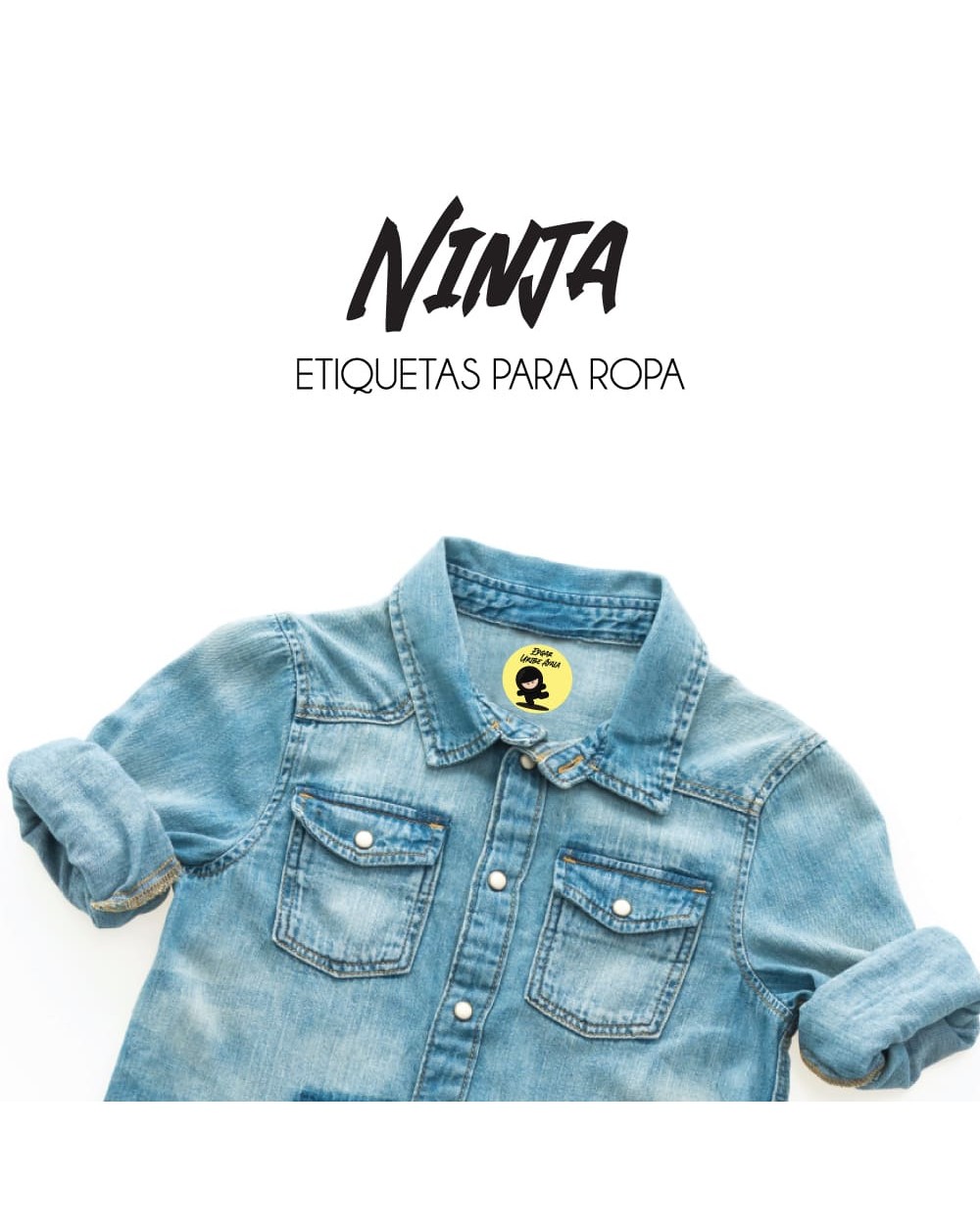 Ropa Ninja-Etiquetas Para Ropa Ropa Ninja-Etiquetas Para Ropa