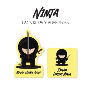 Pack Ropa y Escuela Ninja