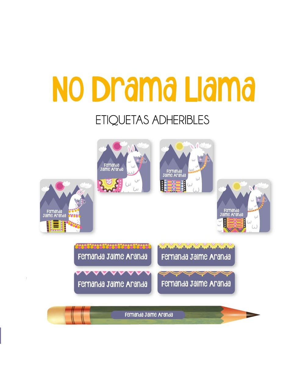 Pack Premium Ropa, Zapatos y Escuela No Drama Llama | Pack Premium
