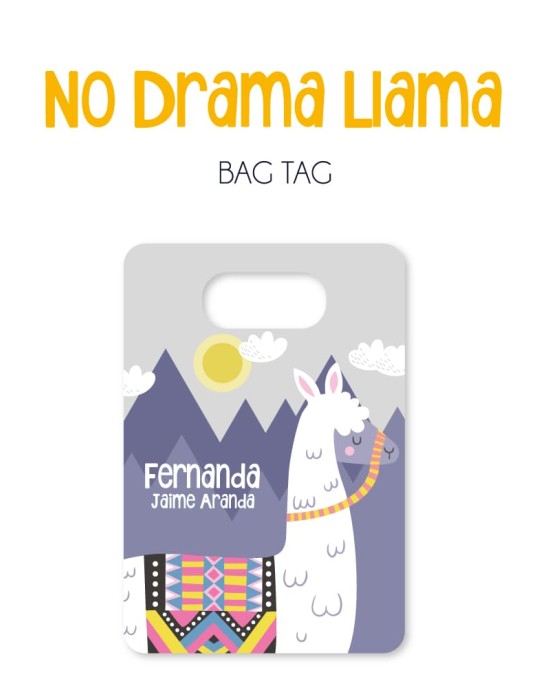Tag No Drama Llama