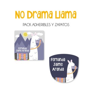 Pack Escuela y Zapatos No Drama Llama
