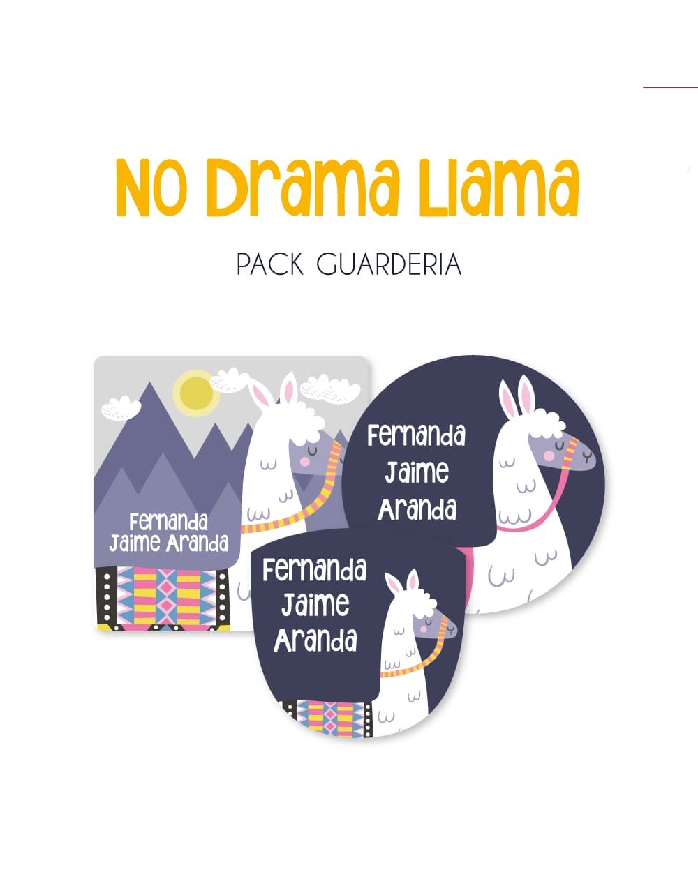 Pack Guardería No Drama Llama | Pack Guarderia Pack Guardería No Drama Llama | Pack Guarderia