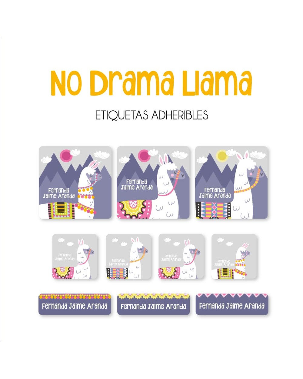 Pack Guardería No Drama Llama | Pack Guarderia Pack Guardería No Drama Llama | Pack Guarderia