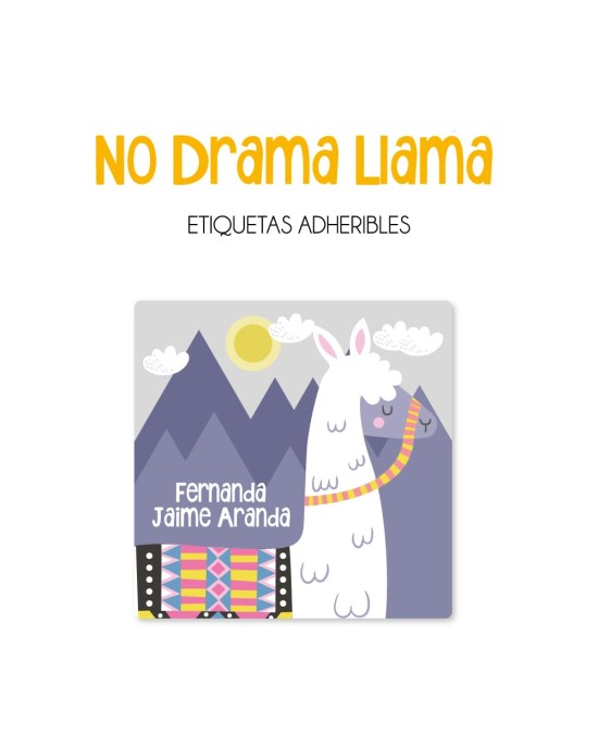 Pack Guardería No Drama Llama | Pack Guarderia