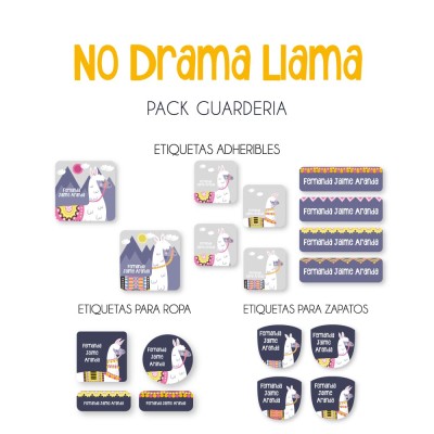 Pack Guardería No Drama Llama