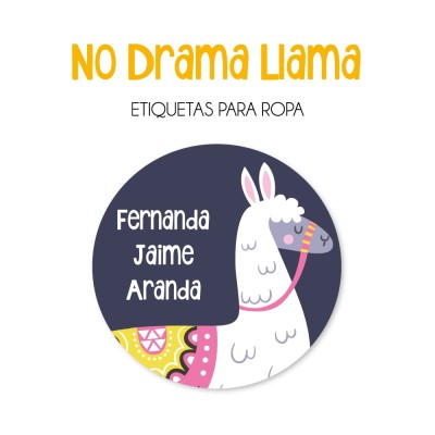 Ropa PLANCHABLES No Drama Llama 