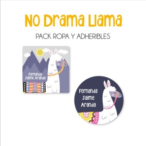 Pack Ropa y Escuela No Drama Llama