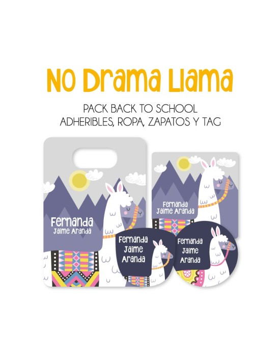 Pack Back to School No Drama Llama-Pack Back To School