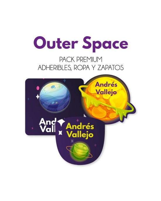 Pack Premium Ropa, Zapatos y Escuela Outer Space | Pack Premium